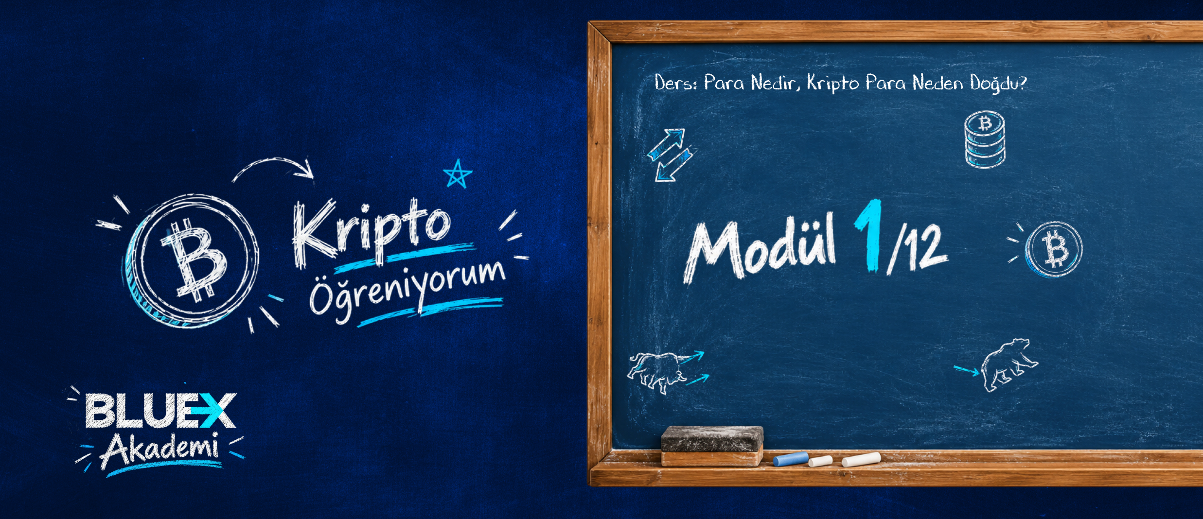Kripto Öğreniyorum Giriş Seviyesi · Modül 1/12